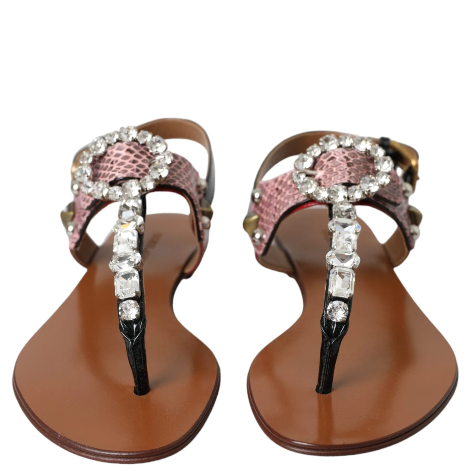 Multicolor Crystal Sandals Flip Flops Shoes