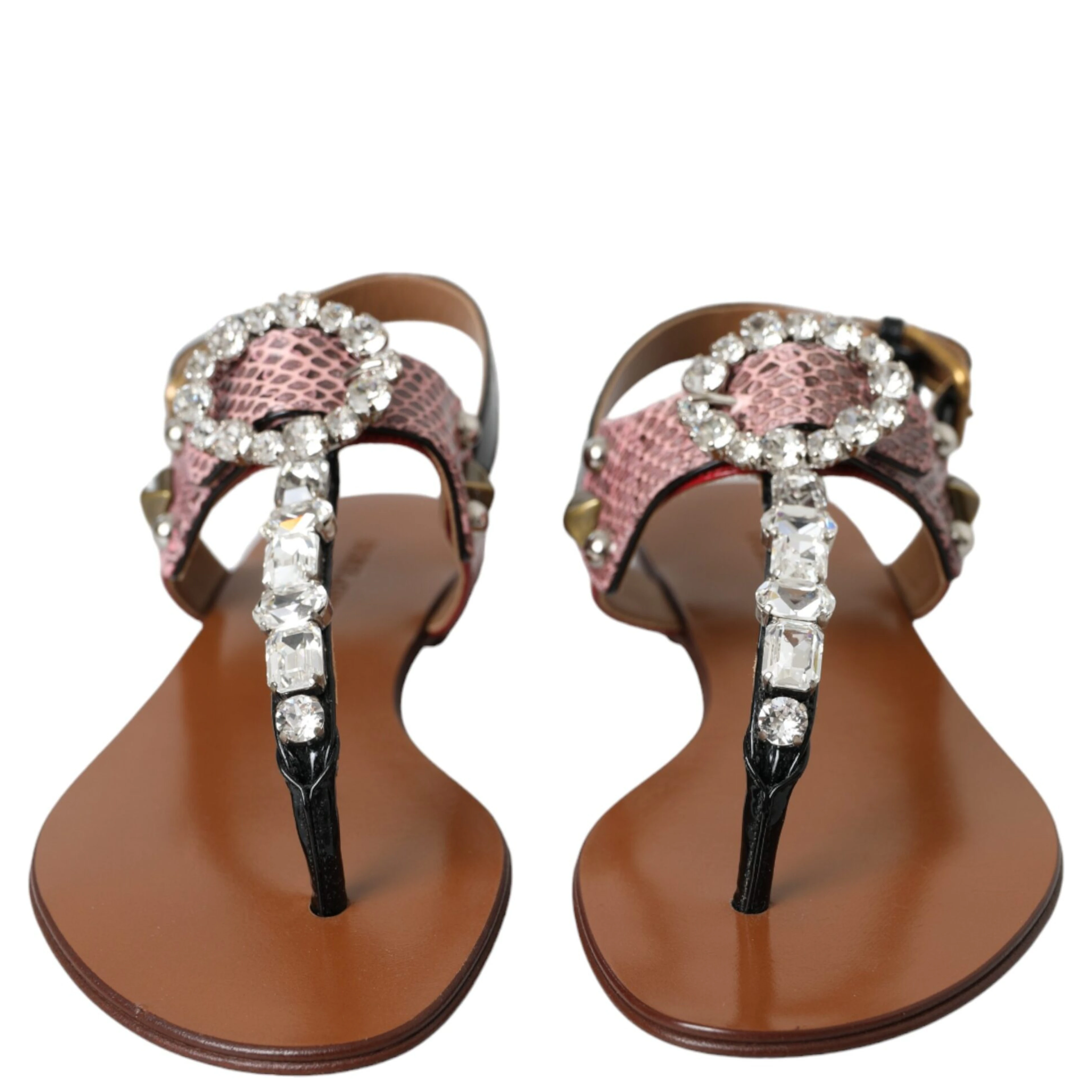 Multicolor Crystal Sandals Flip Flops Shoes
