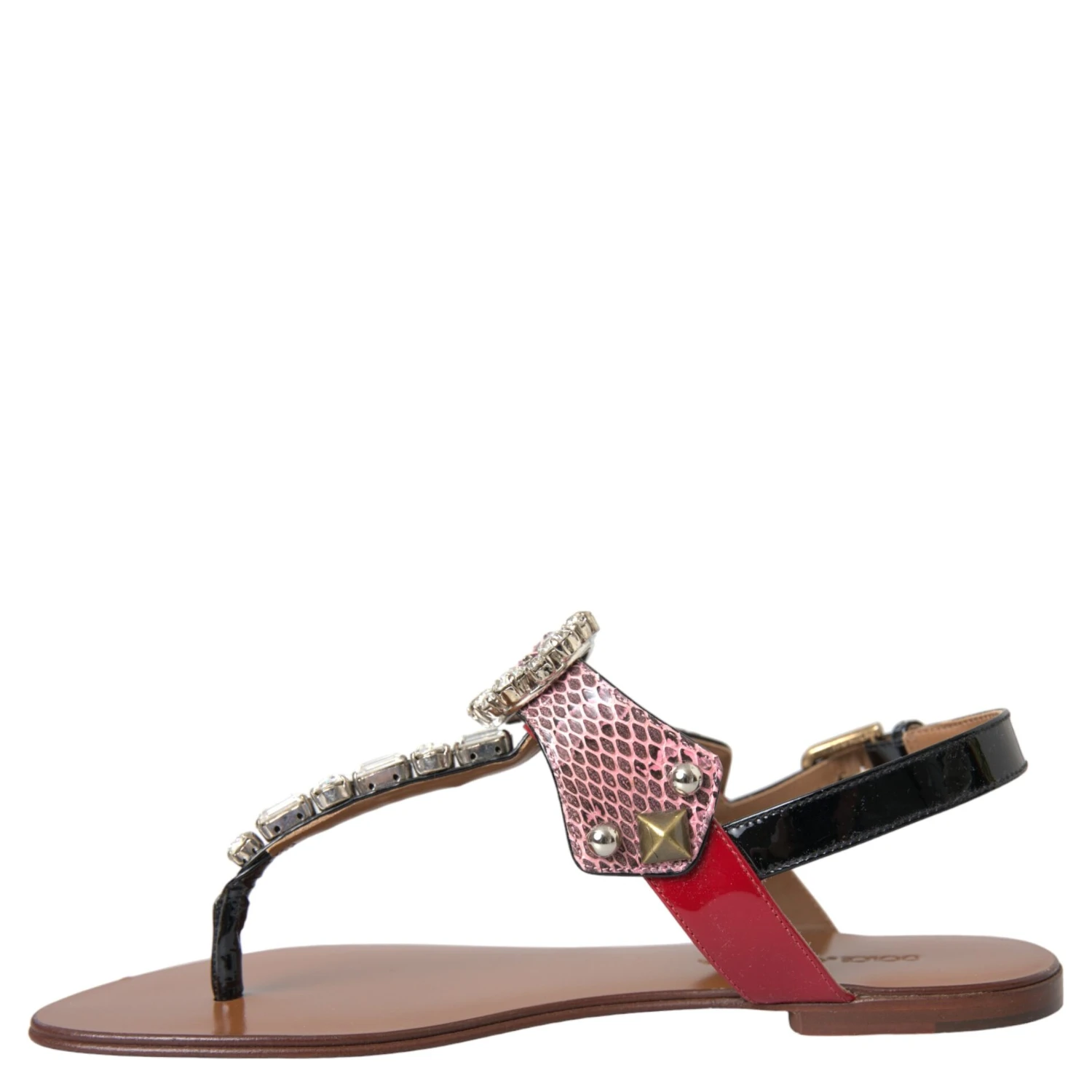 Multicolor Crystal Sandals Flip Flops Shoes