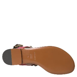 Multicolor Crystal Sandals Flip Flops Shoes