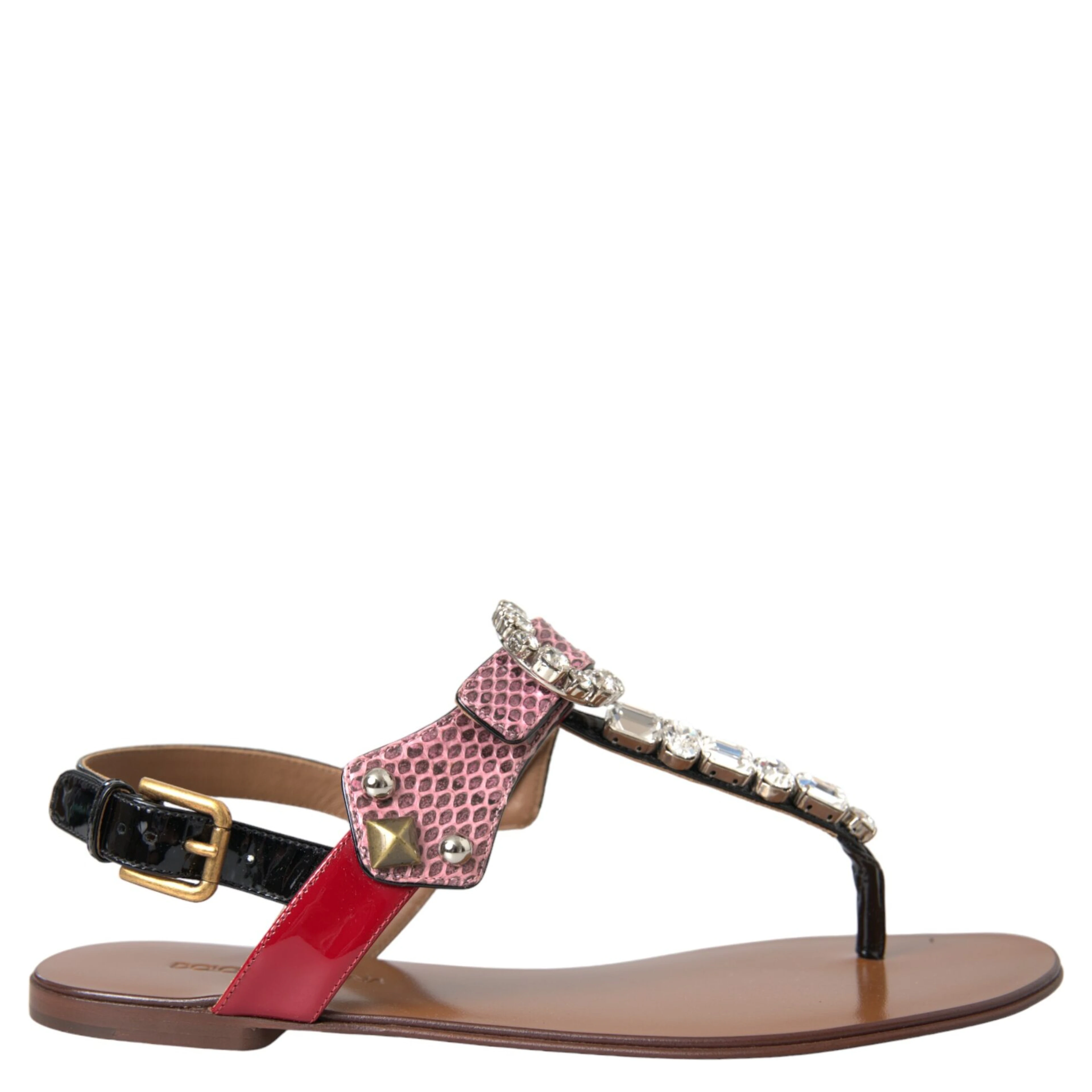 Multicolor Crystal Sandals Flip Flops Shoes