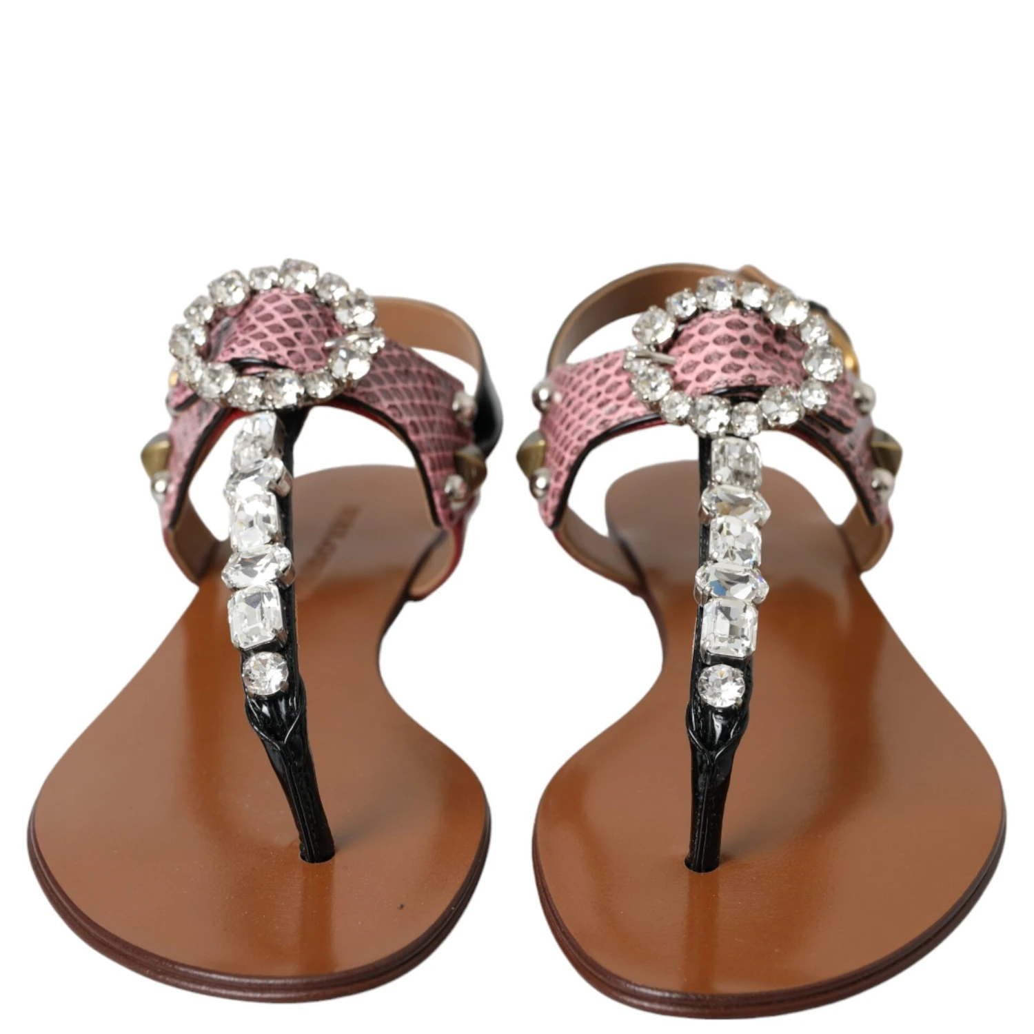 Multicolor Crystal Sandals Flip Flops Shoes