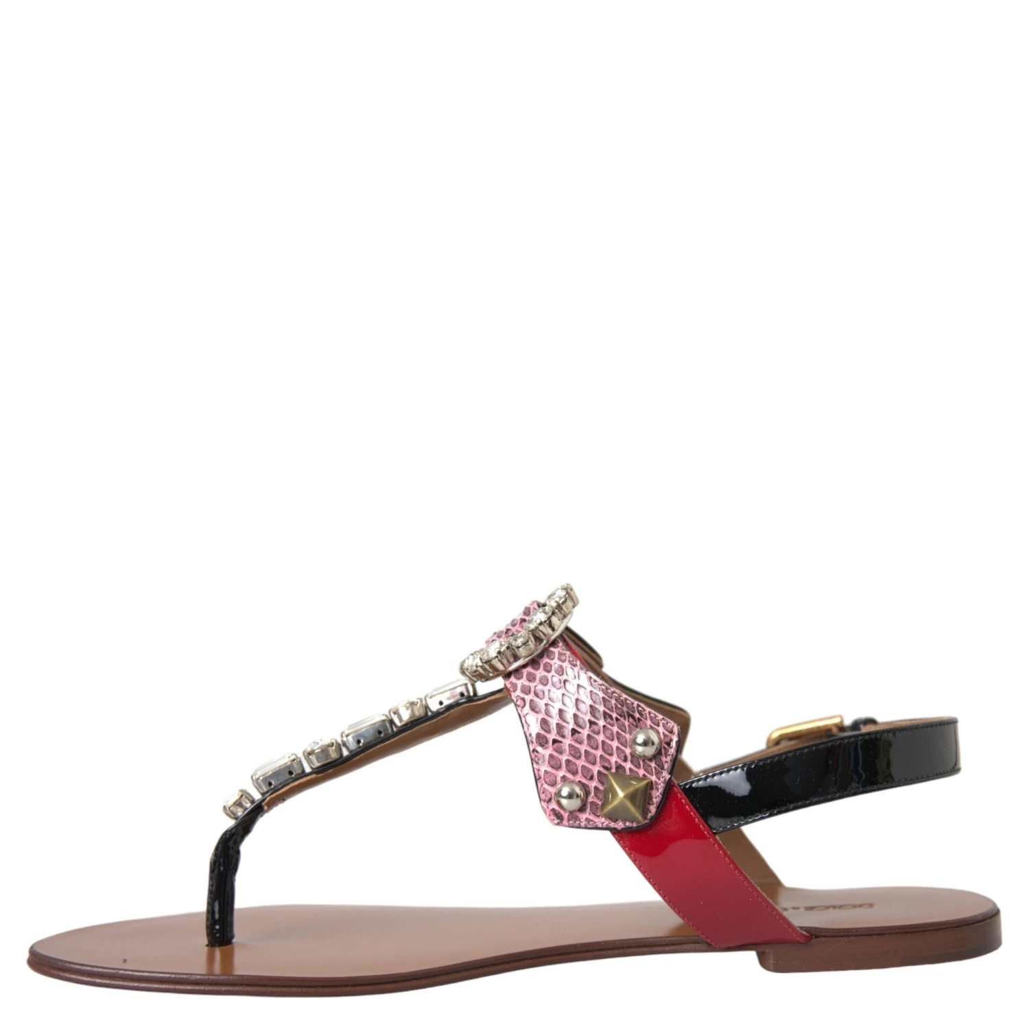 Multicolor Crystal Sandals Flip Flops Shoes