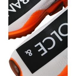 Black White Orange Slip On Sorrento Sneakers Shoes