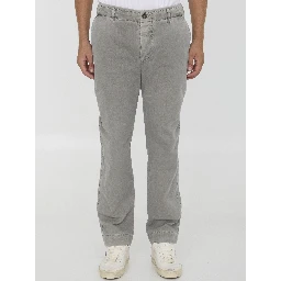 Rigid canvas pants