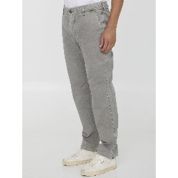 Rigid canvas pants