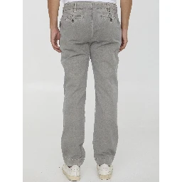 Rigid canvas pants