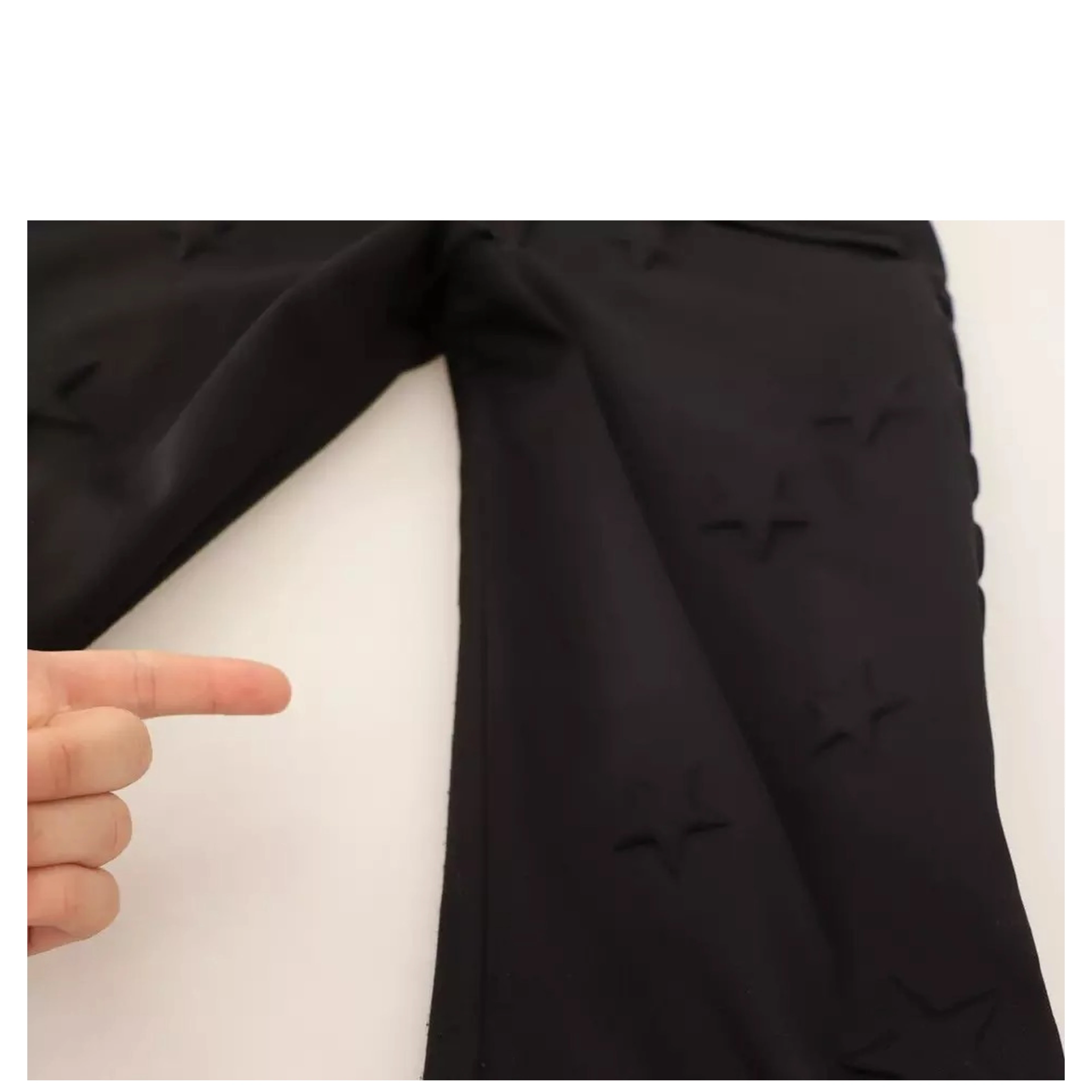 Black Jogger Women Polyester Pants