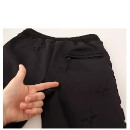 Black Jogger Women Polyester Pants