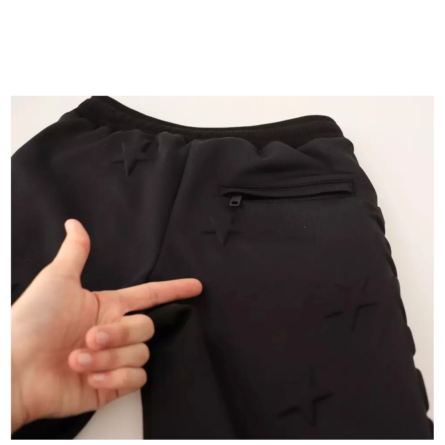 Black Jogger Women Polyester Pants