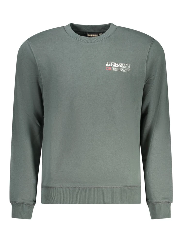Green Cotton Sweatshirt