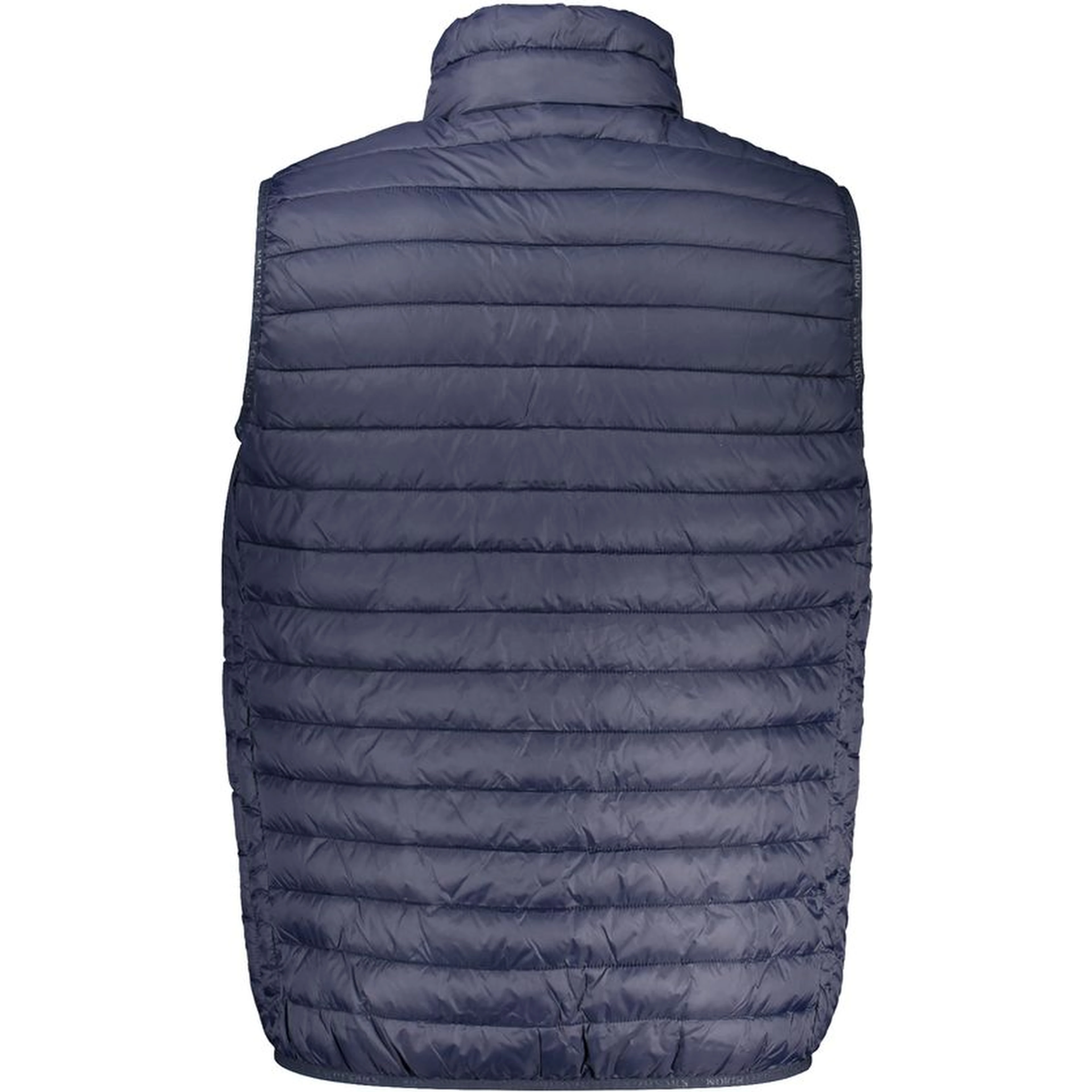 Blue Polyamide Sleveless Jacket