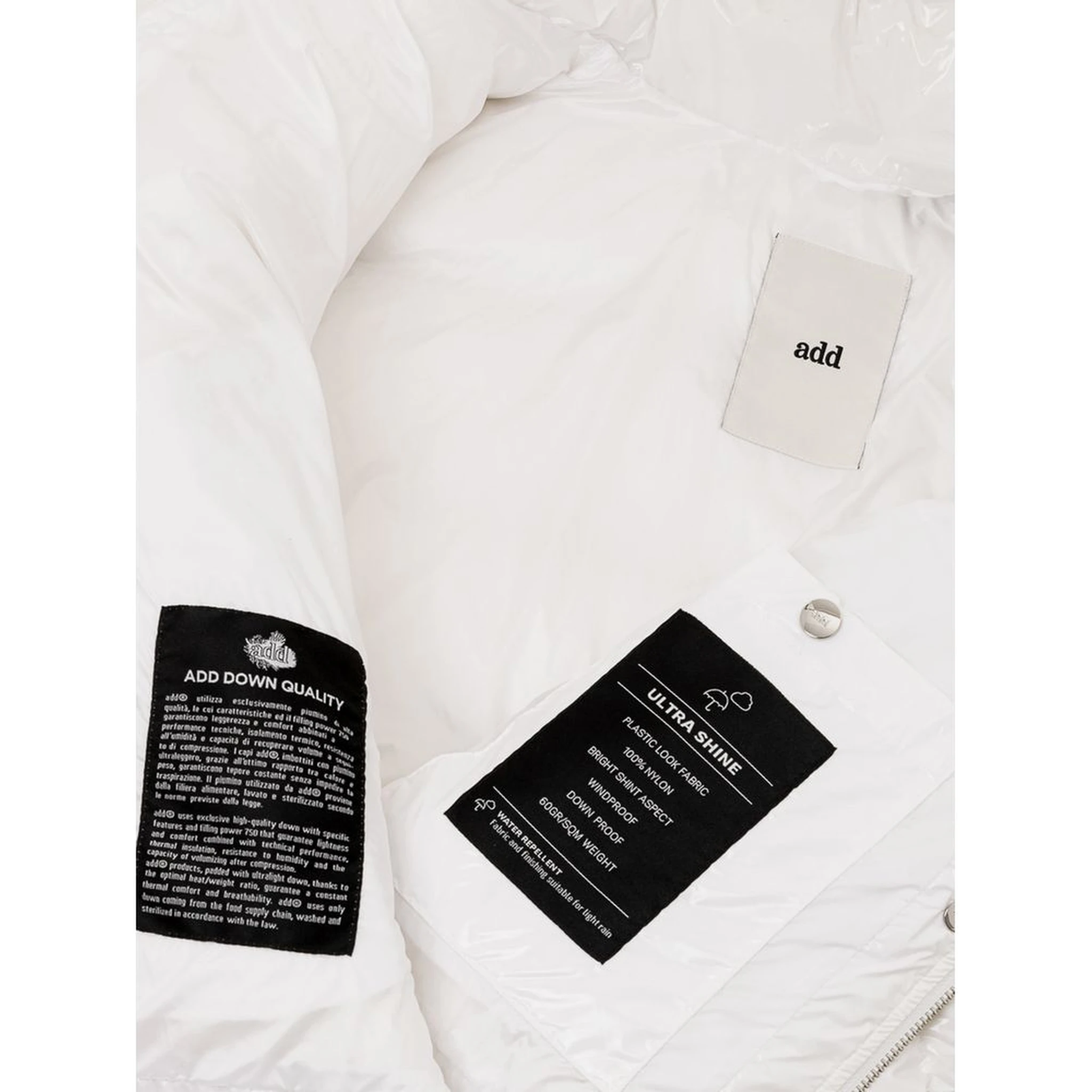 White Polyamide Coat