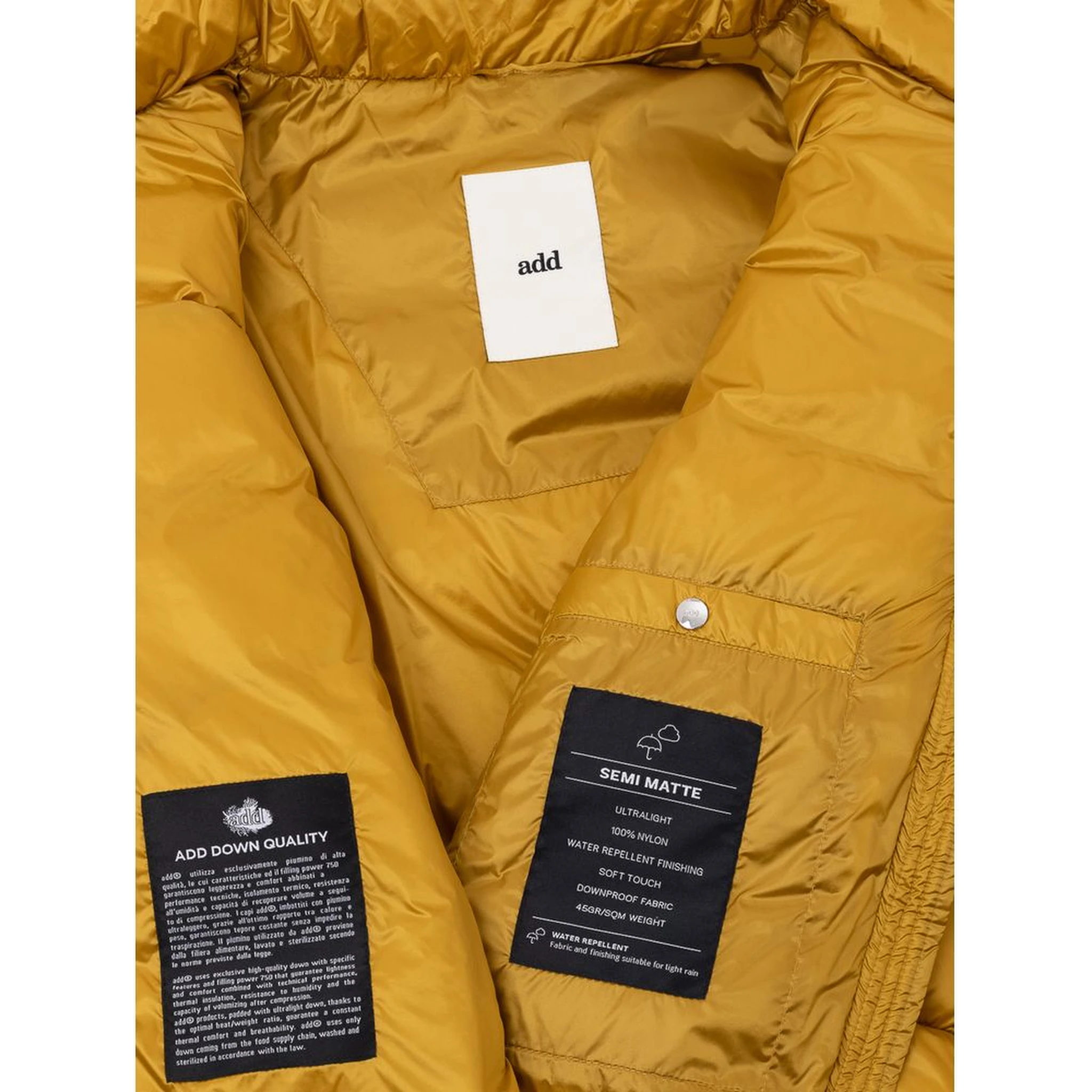Gold Polyamide Coat