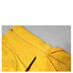 Yellow One Shoulder Side Slit Midi Dress