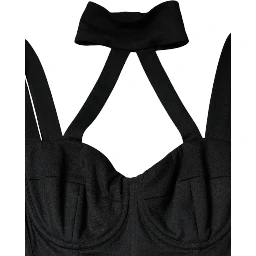 Black Cut Out Sleeveless Bodycon Mini Dress