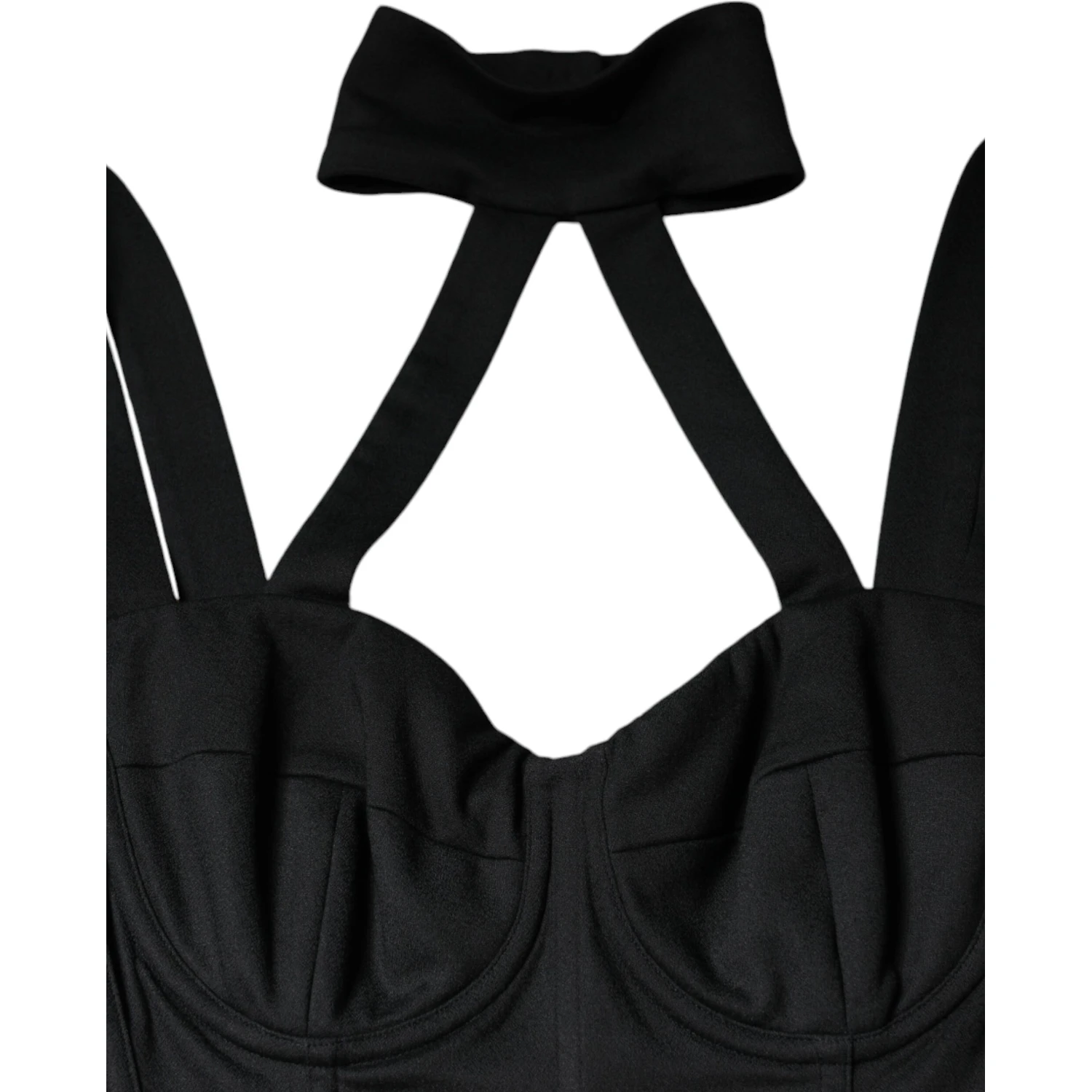 Black Cut Out Sleeveless Bodycon Mini Dress