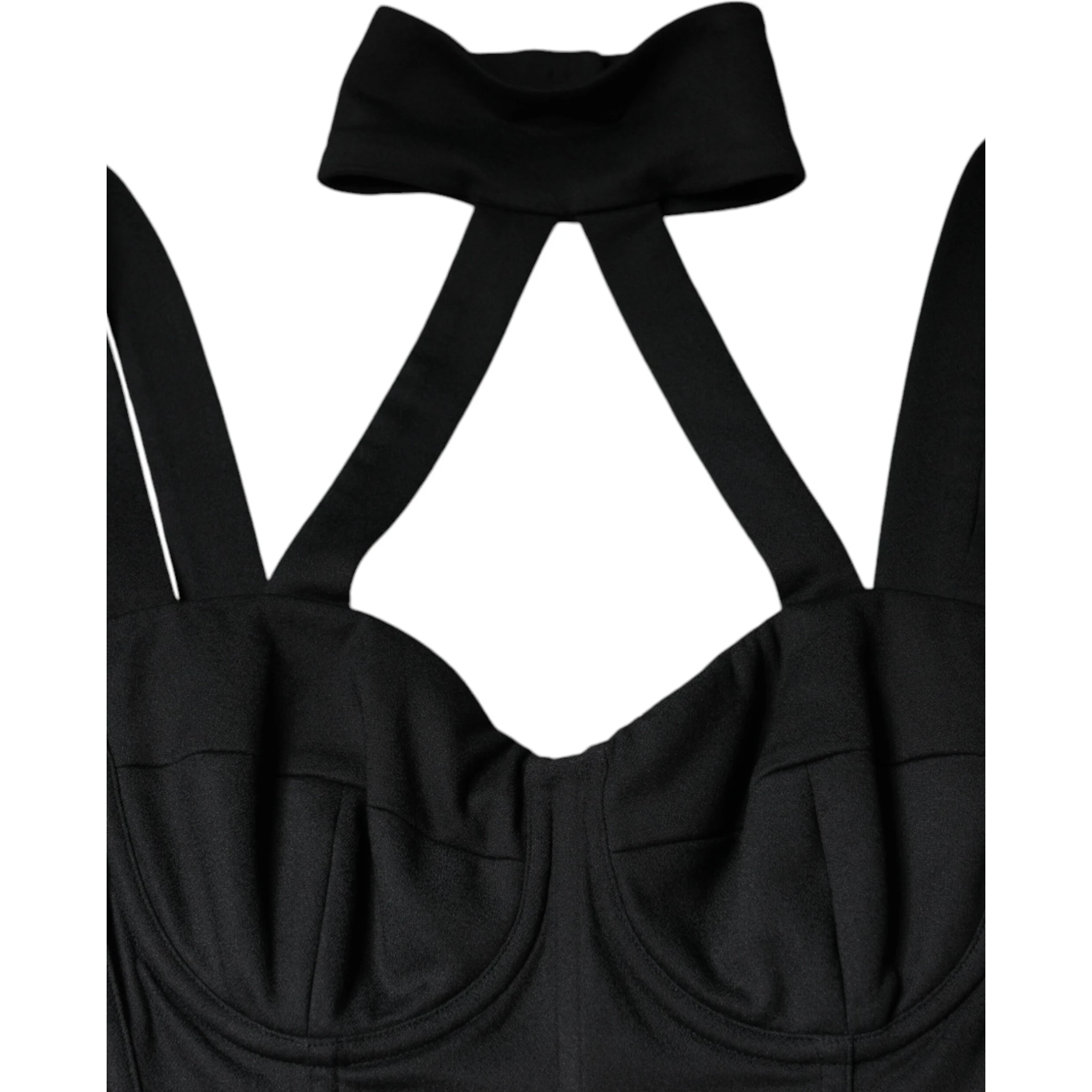 Black Cut Out Sleeveless Bodycon Mini Dress