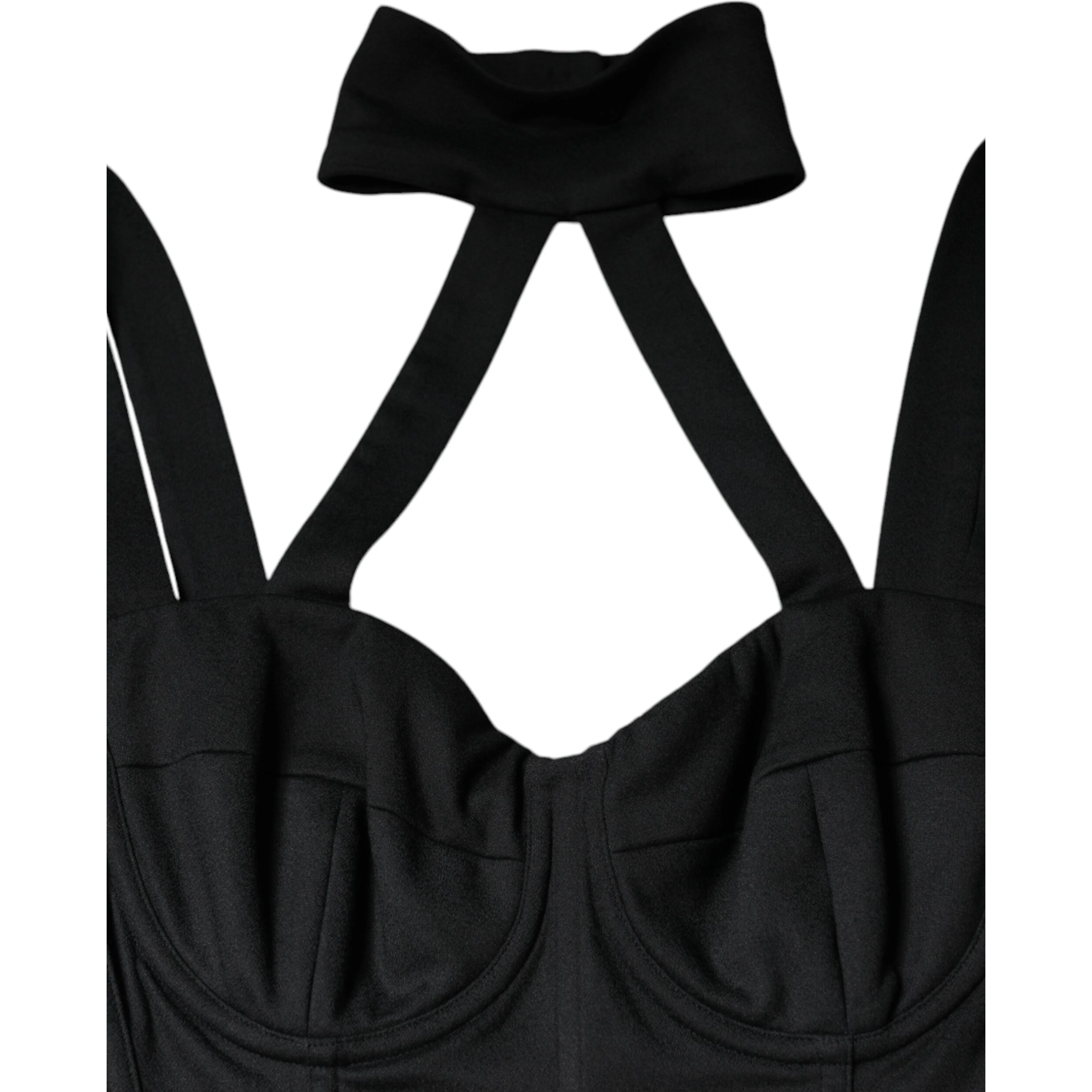 Black Cut Out Sleeveless Bodycon Mini Dress