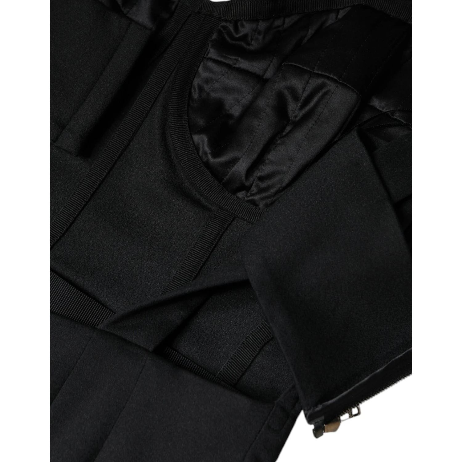 Black Cut Out Sleeveless Bodycon Mini Dress