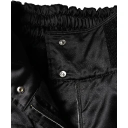 Black Quilted High Waist Women Boot Cut Pants