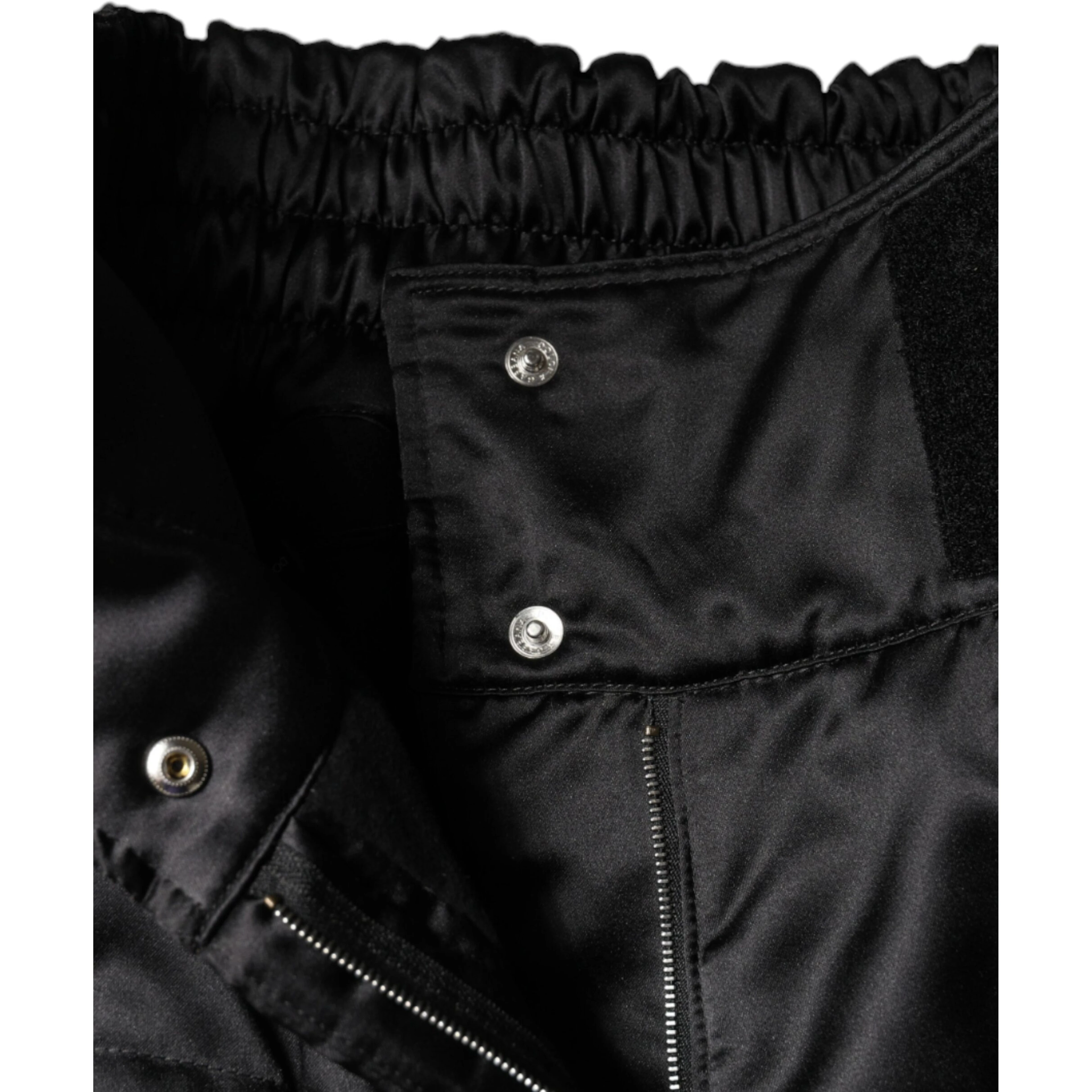 Black Quilted High Waist Women Boot Cut Pants