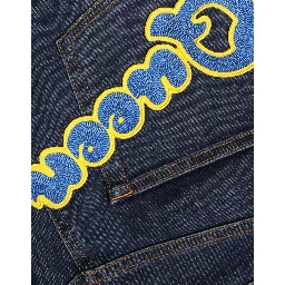 Dark Blue QUEEN Cotton Skinny Denim Jeans