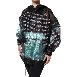 Multicolor Print Hooded Sweatshirt Sweater