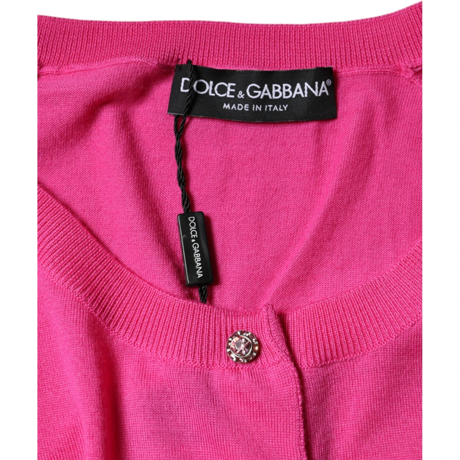 Pink Wool Button Down Short Sleeve Blouse Top