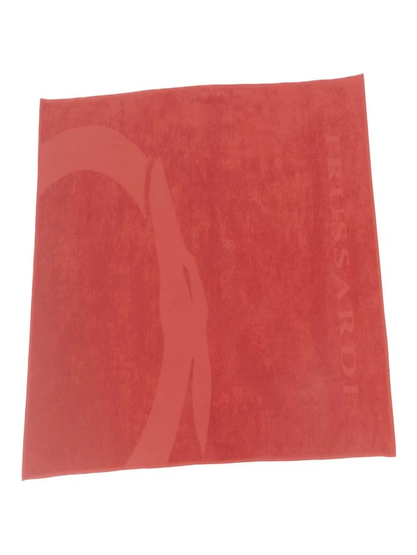 Red Cotton Beach Towel