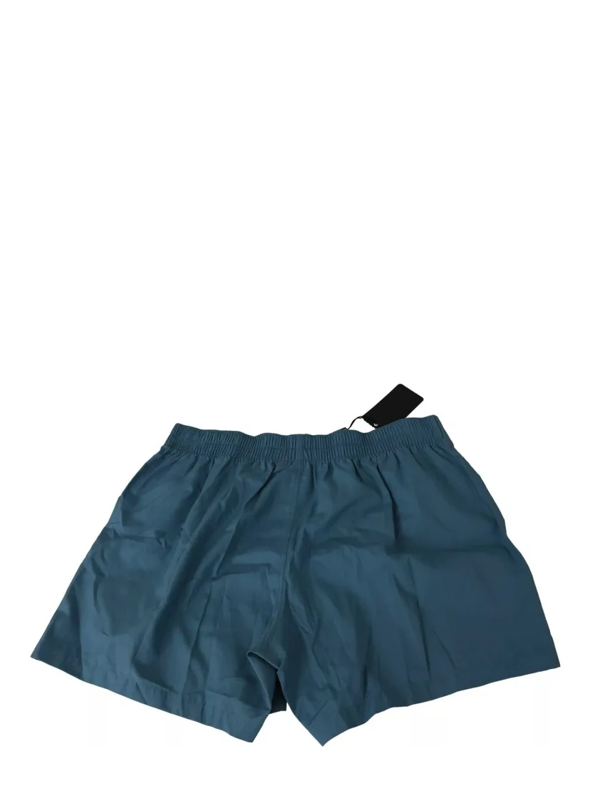 Blue Cotton Regular Boxer Shorts Underwear
