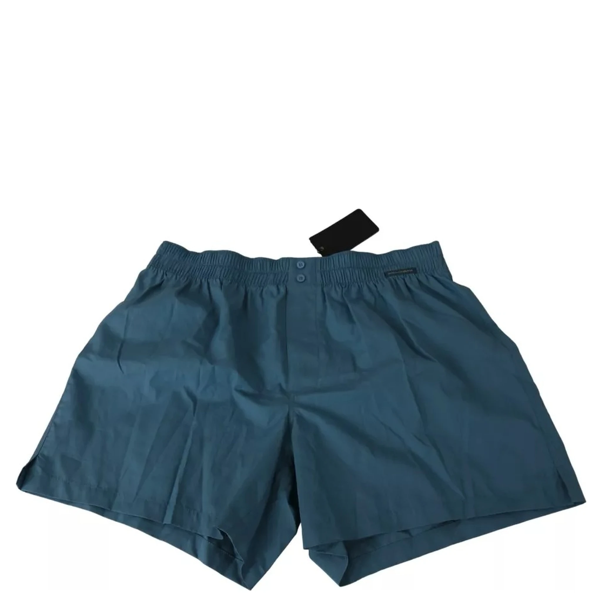 Blue Cotton Regular Boxer Shorts Underwear