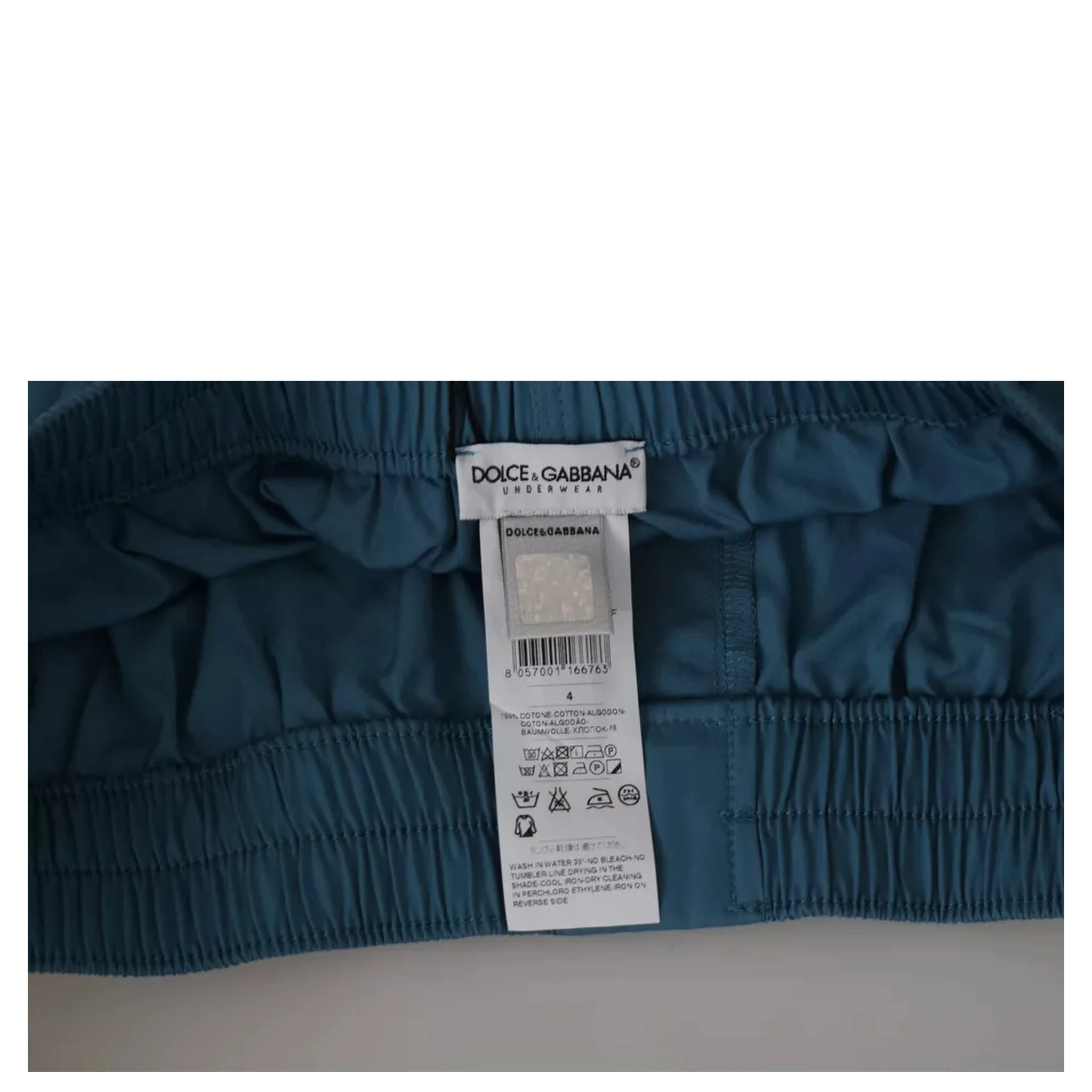 Blue Cotton Regular Boxer Shorts Underwear