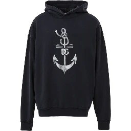 Blue Cotton Sweatshirt