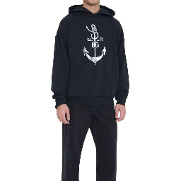 Blue Cotton Sweatshirt