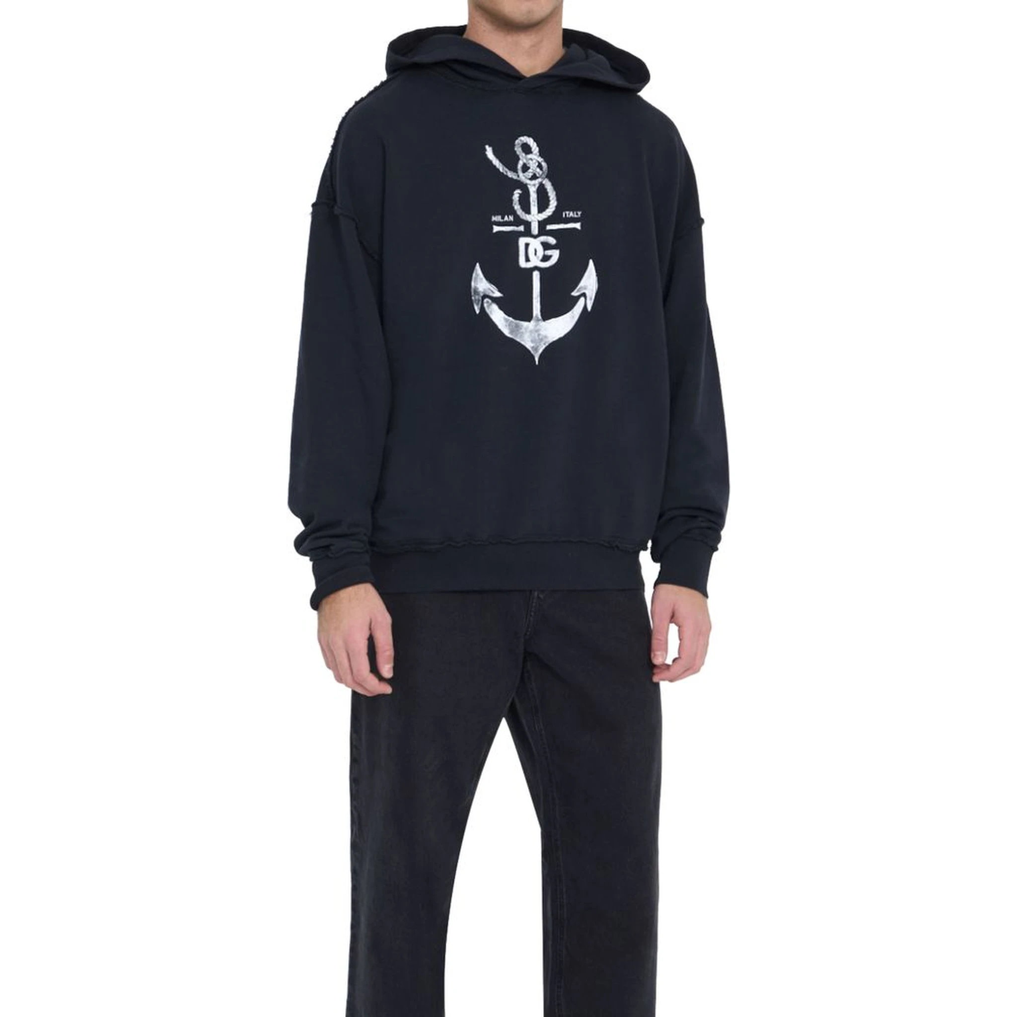 Blue Cotton Sweatshirt