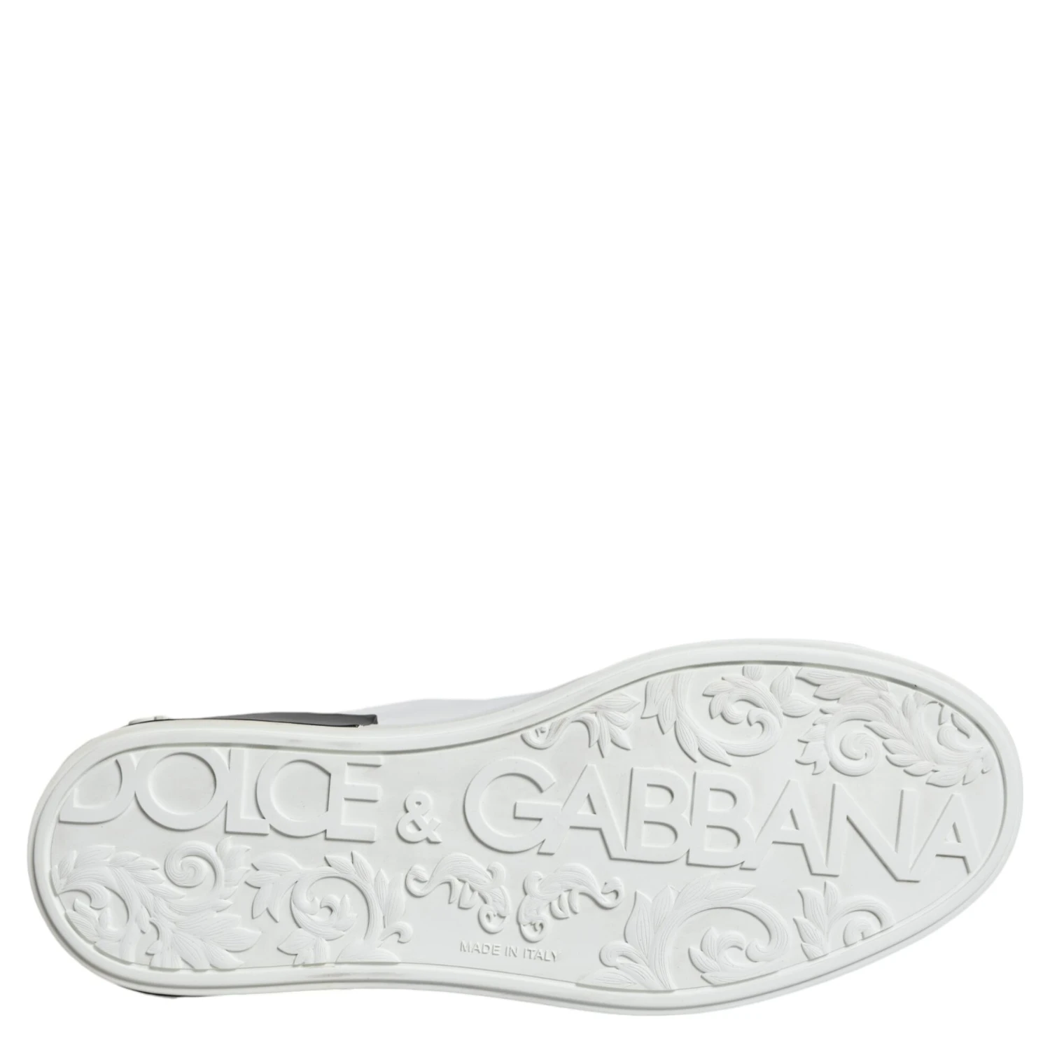 Black Leather Logo Portofino Sneaker Shoes