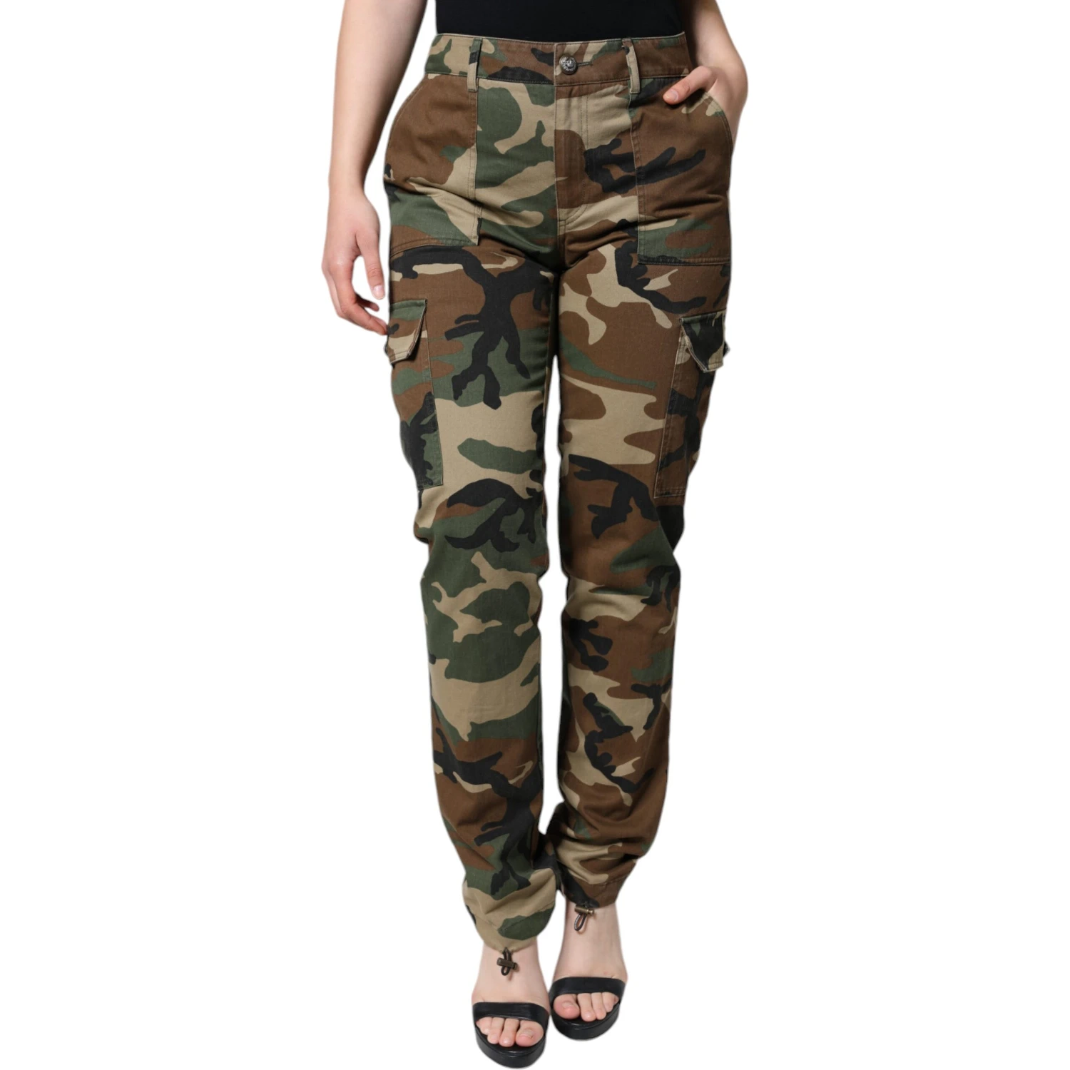 Multicolor Camouflage Cargo Pants