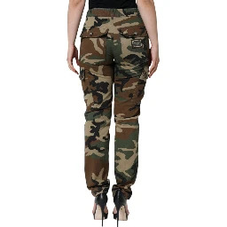 Multicolor Camouflage Cargo Pants