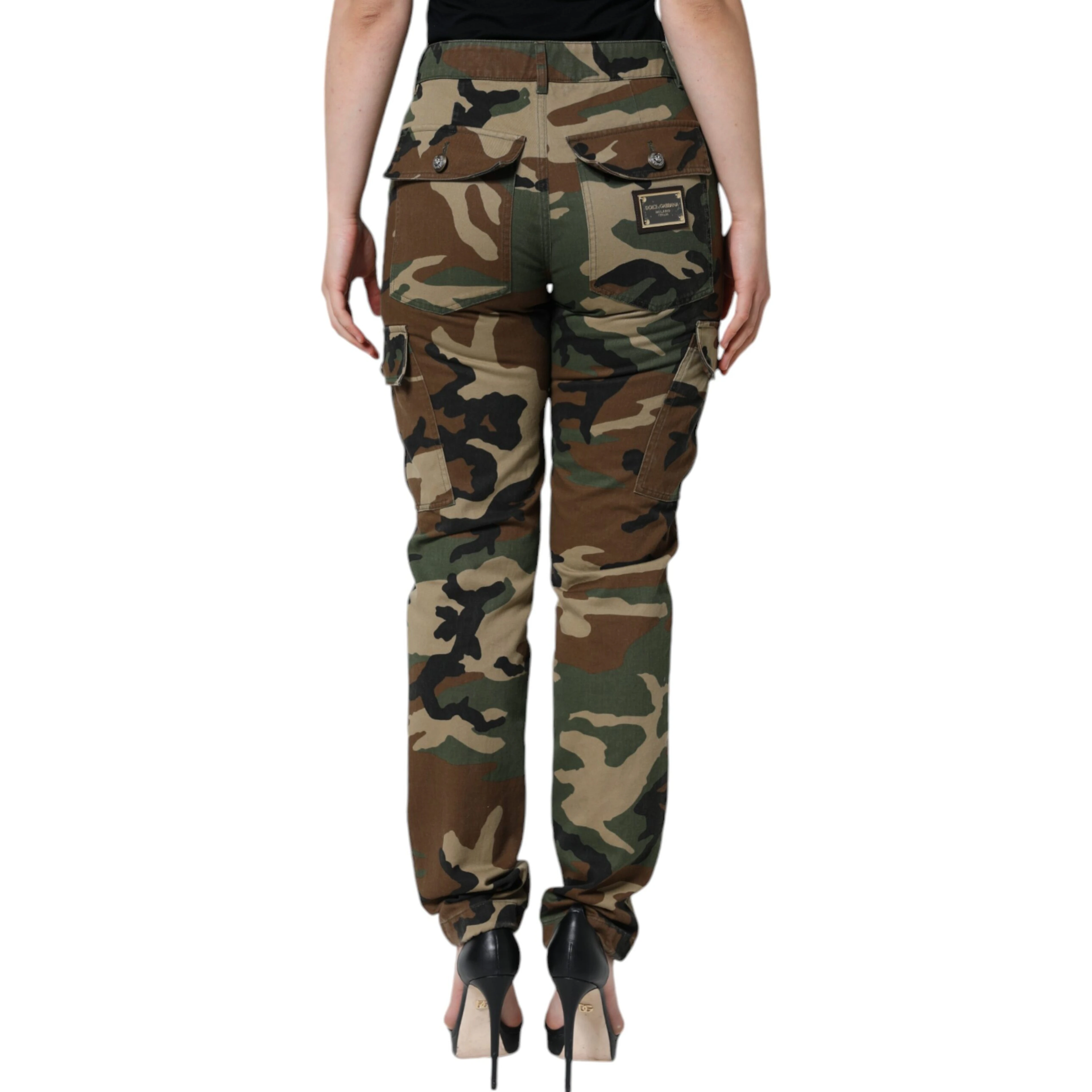 Multicolor Camouflage Cargo Pants