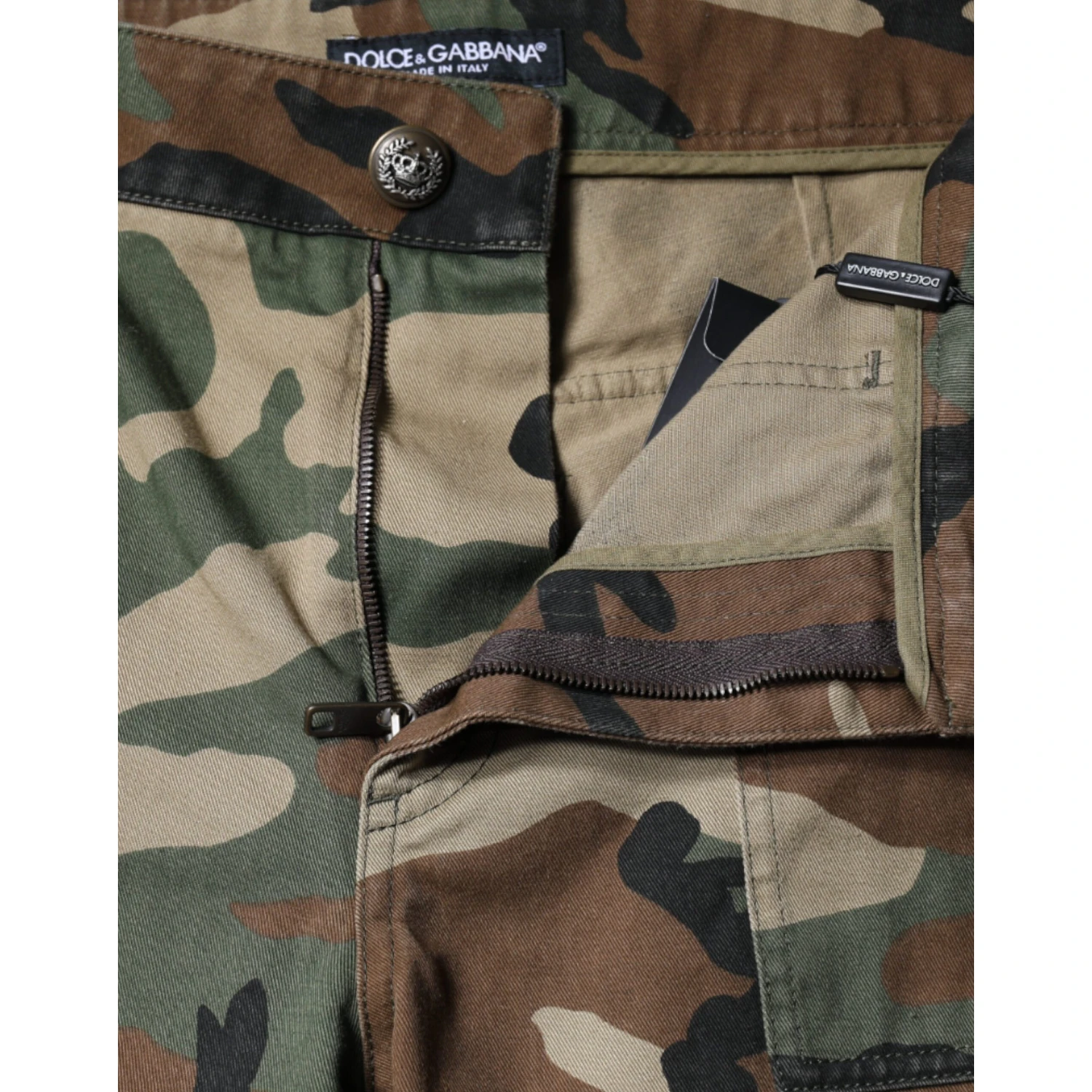 Multicolor Camouflage Cargo Pants