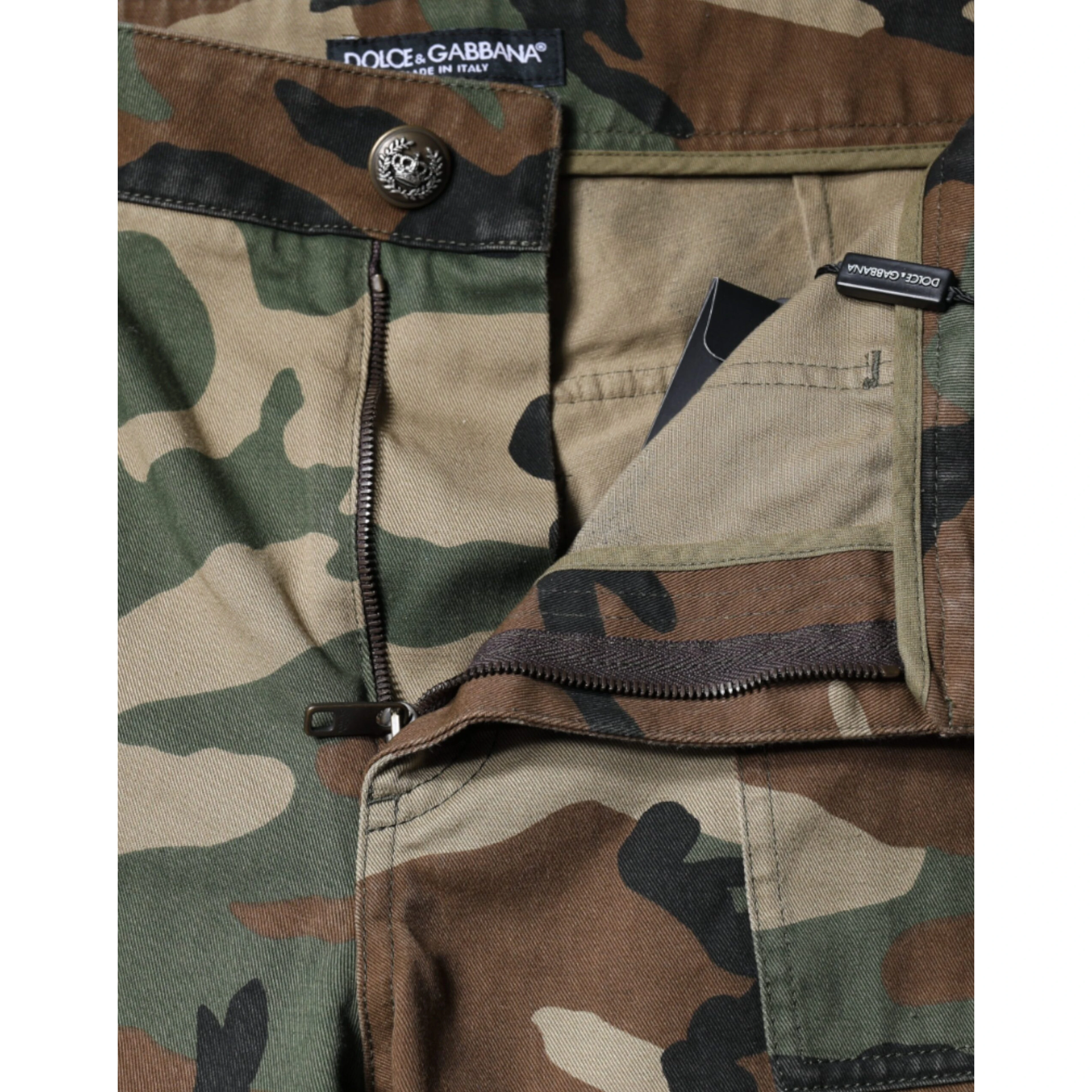 Multicolor Camouflage Cargo Pants