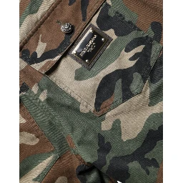 Multicolor Camouflage Cargo Pants