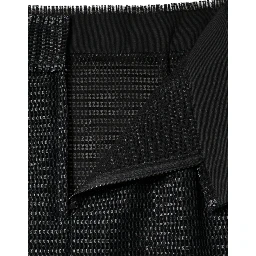 Black Viscose High Waist Pencil Cut Skirt