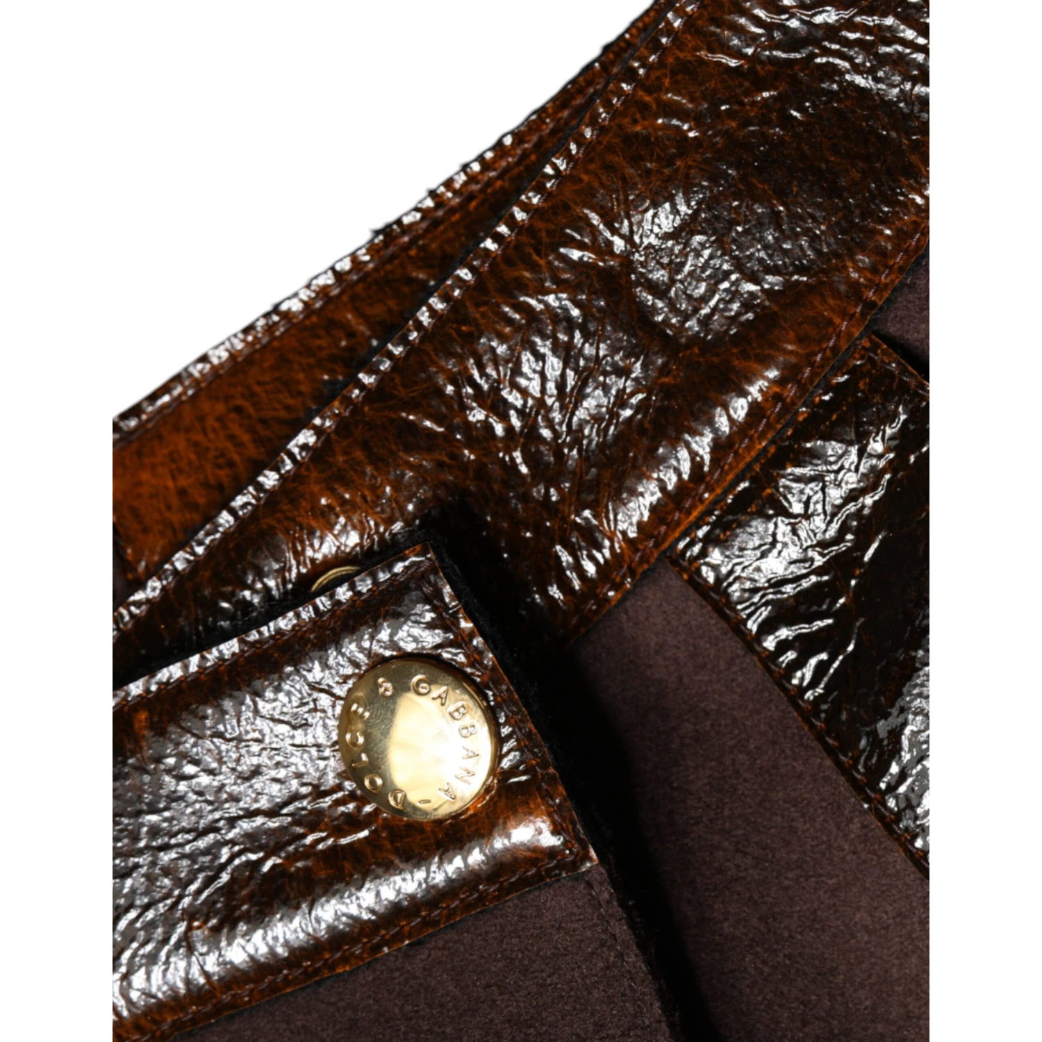 Brown Virgin Wool Mid Waist A-line Mini Skirt