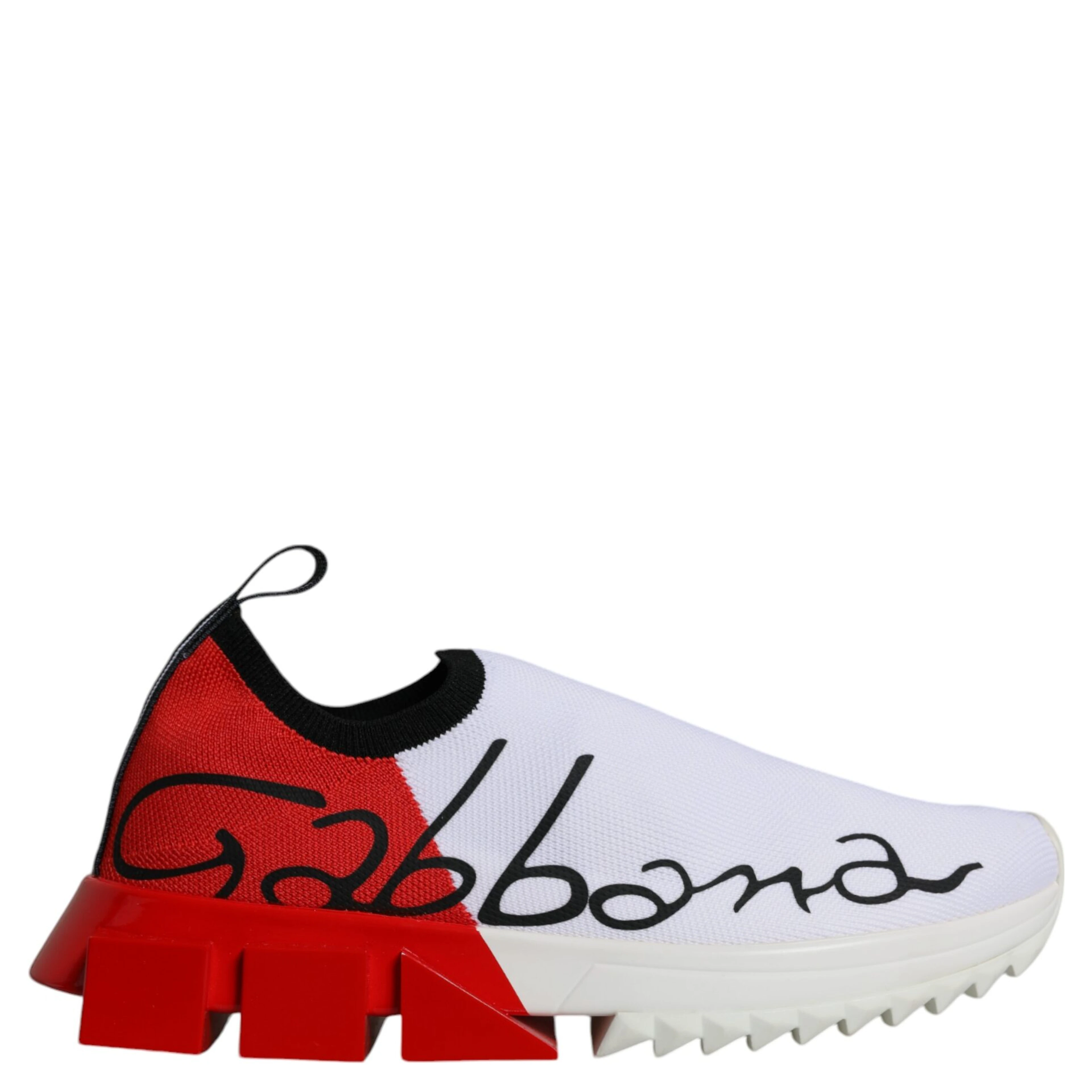 White Red Low Top Sorrento Men Sneakers Shoes