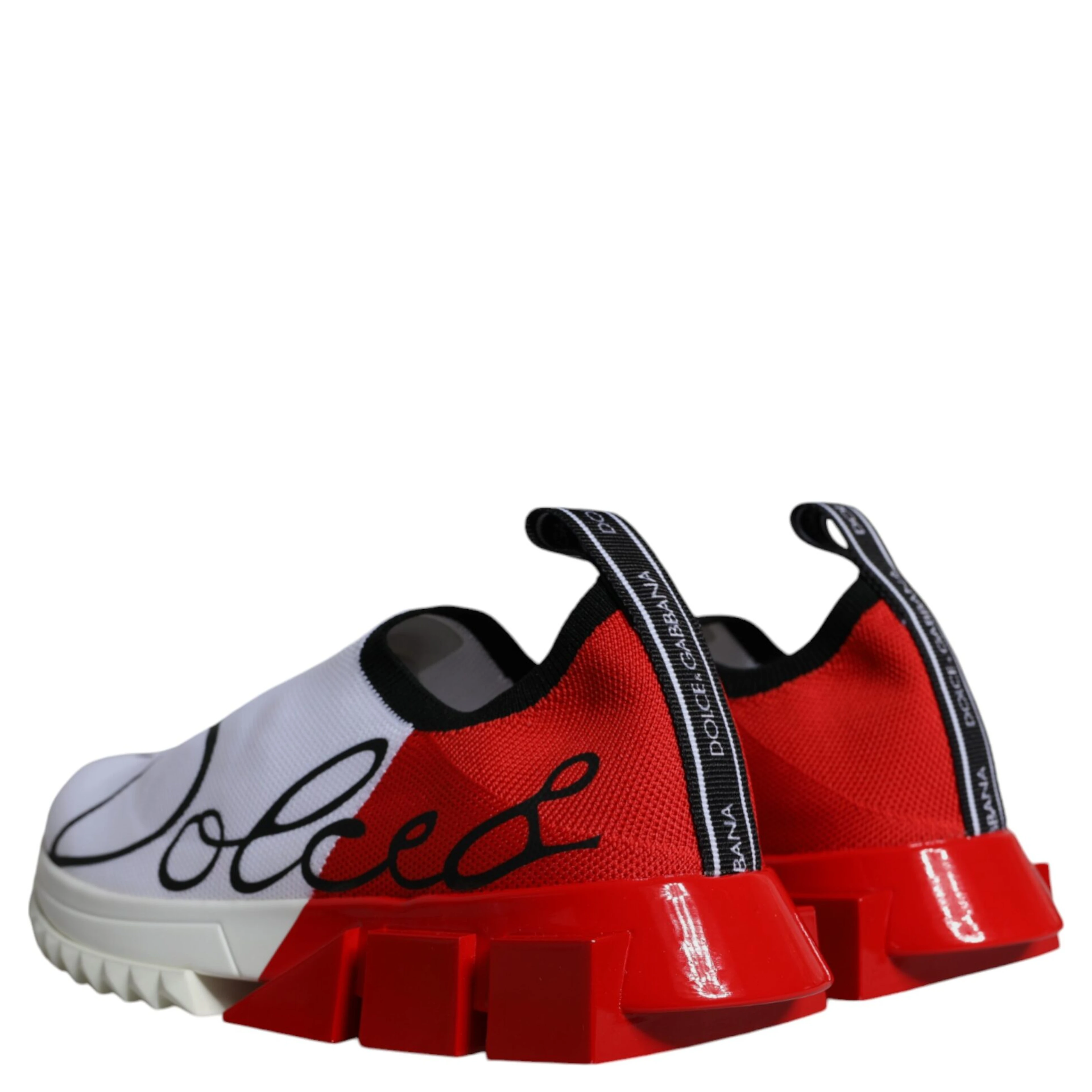 White Red Low Top Sorrento Men Sneakers Shoes