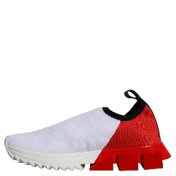 White Red Low Top Sorrento Men Sneakers Shoes