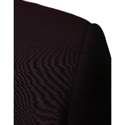 Bordeaux Wool Single Breasted Dress Blazer