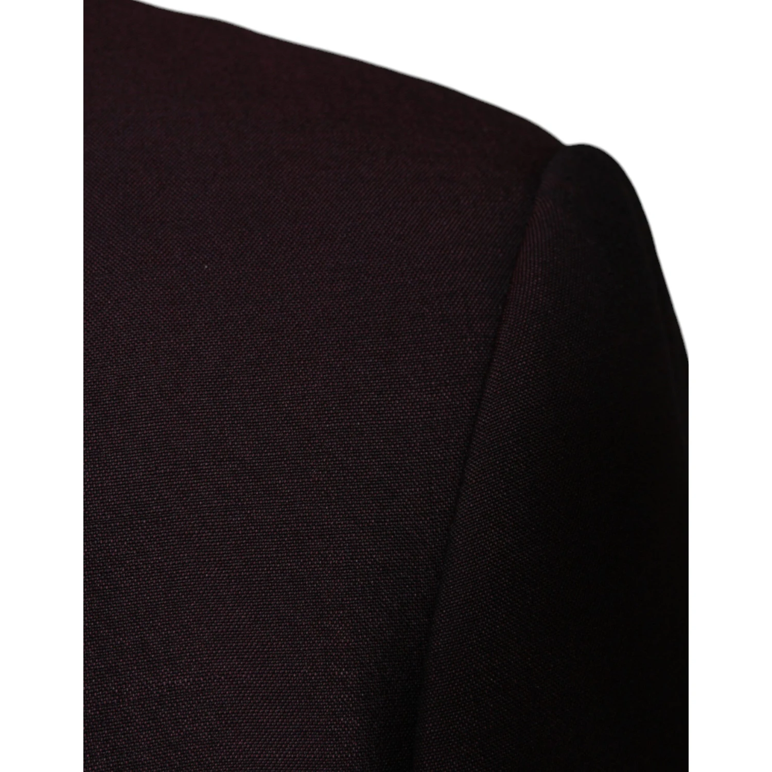 Bordeaux Wool Single Breasted Dress Blazer